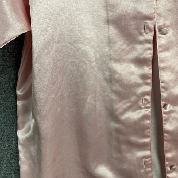 Sarah Morgan Sleepwear Top Large Women's Short Sleeve Pink Polyester Blend L - Picture 5 of 10